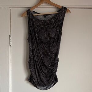 Ann Taylor Monochrome Patterned Top